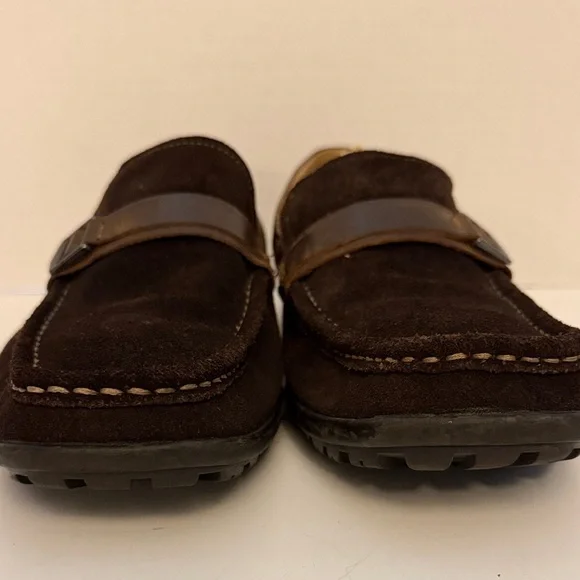 Florsheim Dark Brown Suede Leather Upper Slip-on Driving Loafer—-Men’s 12D - Picture 8 of 10